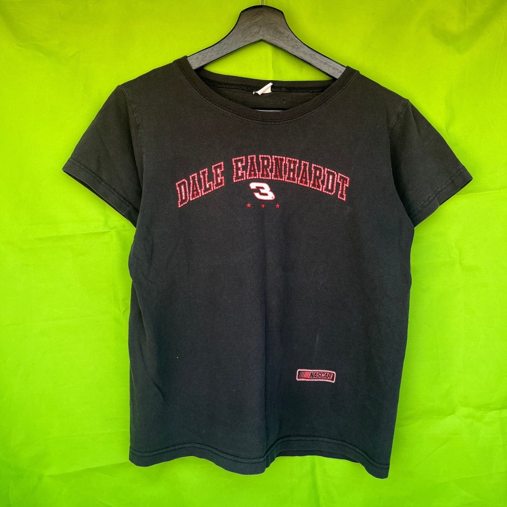 Vintage Dale Earnhardt NASCAR T-Shirt Black Red Racing Small Tee 3 Racing